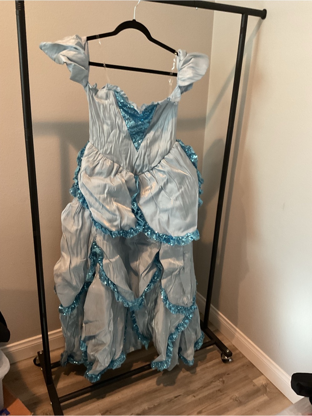 Halloween Costume blue witch dress brand new